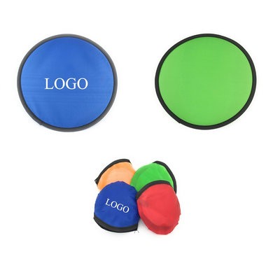 FOLDING POCKET FLYER ROUND DISC with Logo
