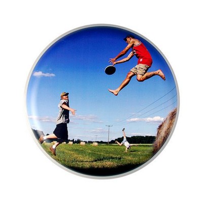 IMOULD BRANDED PLASTIC SPACE FLYER FRISBEE