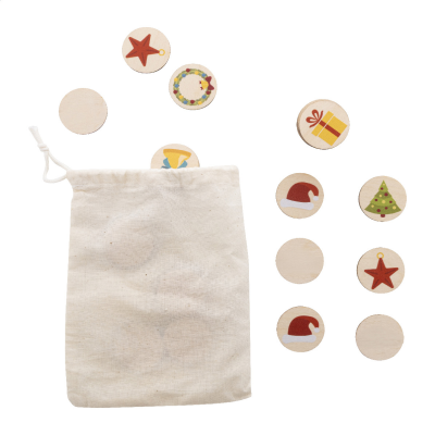 CHRISTMAS MEMORY GAME in Natural