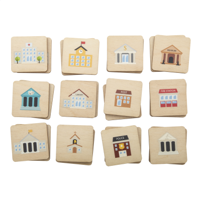 MEMORY GAME, BUILDINGS in Natural