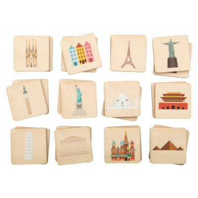 MEMORY GAME, LANDMARKS in Natural