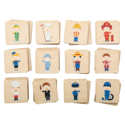 MEMORY GAME, PROFESSIONS in Natural