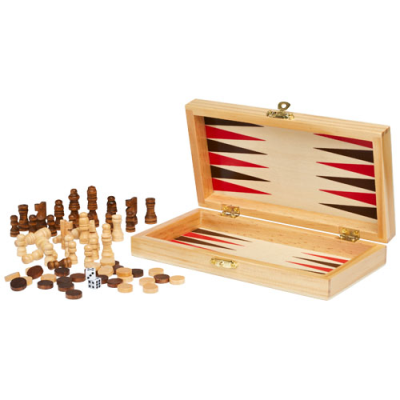 MUGO 3-IN-1 WOOD GAME SET