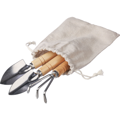 GARDEN TOOL SET (3PC) in Khaki