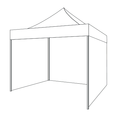 MEDIUM GAZEBO EVENT TENT with Walls