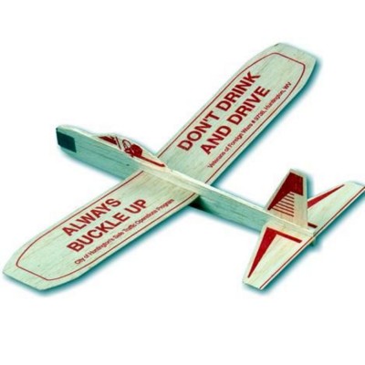 BALSA WOOD AEROPLANE GLIDER