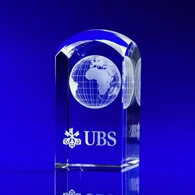 WORLD GLOBE CRYSTAL GLASS AWARD