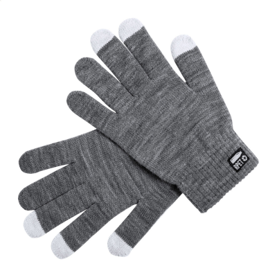 RPET TOUCH SCREEN GLOVES in Ash Grey