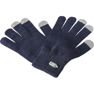 RPET TOUCH SCREEN GLOVES in Blue