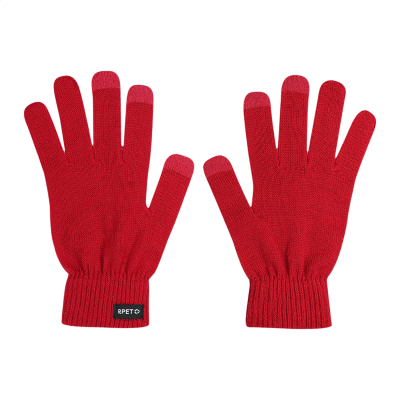 RPET TOUCH SCREEN GLOVES in Red