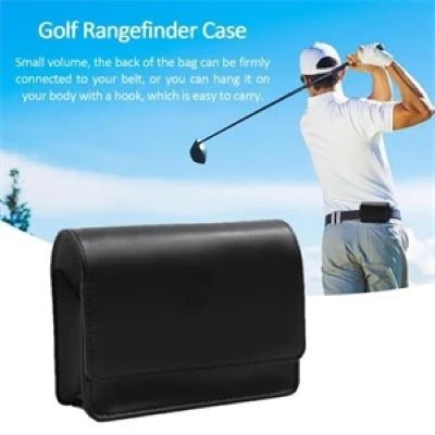 OUTDOOR GOLF RANGEFINDER LEATHER CASE STORAGE BAG