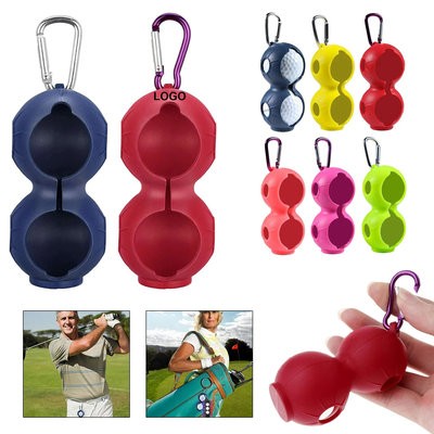 SILICONE GOLF BALL HOLDER with Keyring