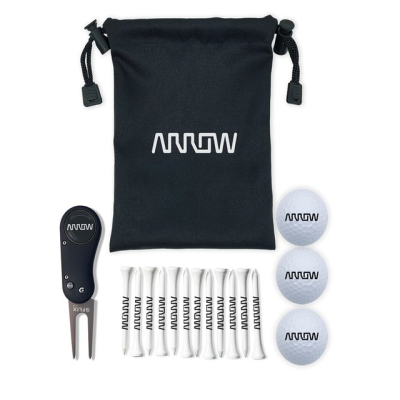 FLIX LITE AND GOLF BALL DRAWSTRING GOLF BAG SET