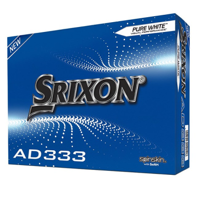 SRIXON AD333 PRINTED GOLF BALL 12-47 DOZEN