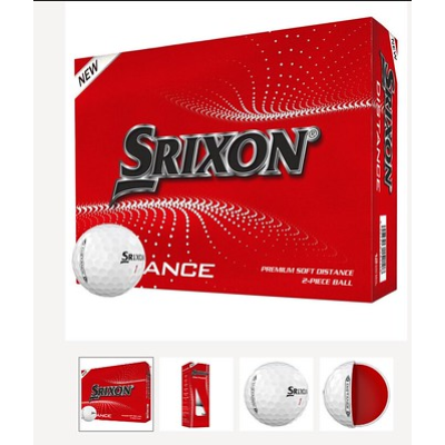 SRIXON DISTANCE PRINTED GOLF BALL 12-47 DOZEN