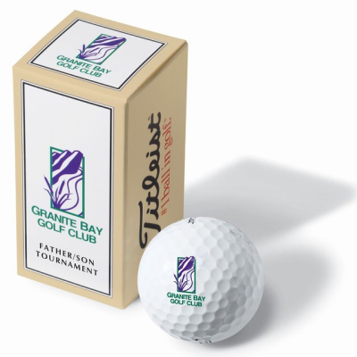 TITLEIST TRUFEEL GOLF BALL in 2 Ball Printed Sleeve