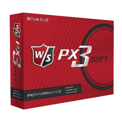 WILSON PX3 SOFT PRINTED GOLF BALL