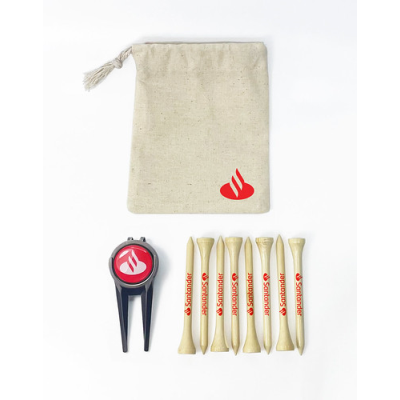 CAPMATE MINI ORGANIC COTTON DRAWSTRING GOLF BAG SET