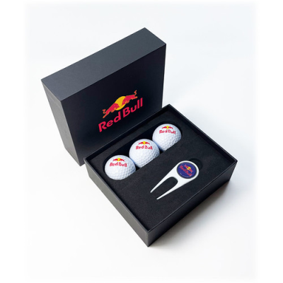 REVO 3 BALL GOLF MINI PRESENTATION BOX - PROMOTIONAL CORPORATE GIFT
