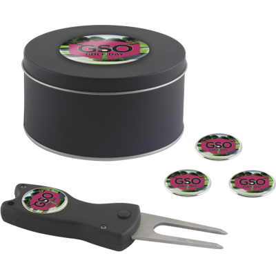 WEXFORD TIN with Golf Pitch Fork & Markers