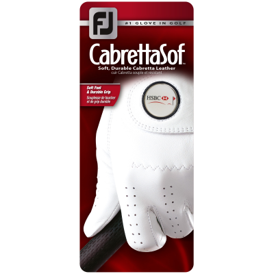 FJ FOOTJOY CABRETTASOFT GOLF GLOVES with Your Logo on the Removable Ball Marker