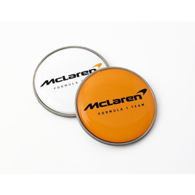 25 MM ANTIQUE NICKEL RESIN DOME GOLF BALL MARKER