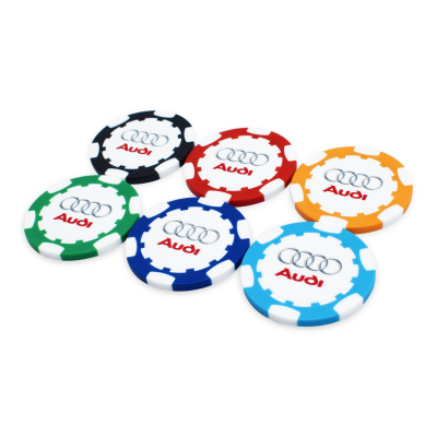 ABS GOLF POKERCHIP with Full Colour Print to Both Sides