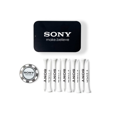 METAL POKERCHIP GOLF TIN