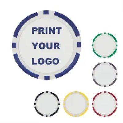 POKER CHIP GOLF BALL MARKER