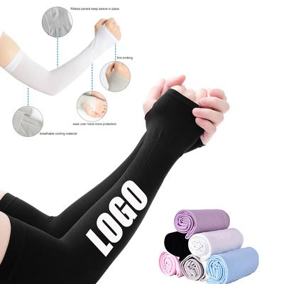 ICE FABRIC ARM SLEEVE COVER WARMERS UV PROTECTION