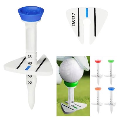 ADJUSTABLE HEIGHT PLASTIC GOLF TEE