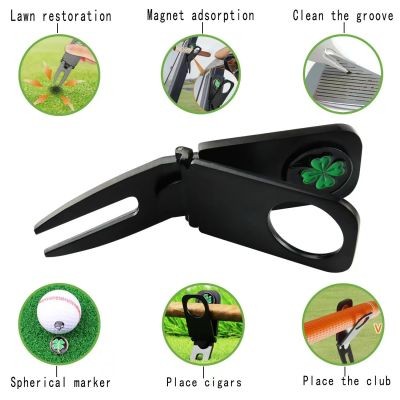 GOLF DIVOT TOOL CIGAR HOLDER