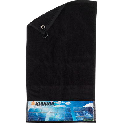 GOLF PRO TOWEL with Carabiner Clip