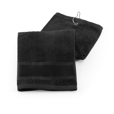 GOLFI MULTIFUNCTION COTTON TOWEL in Black