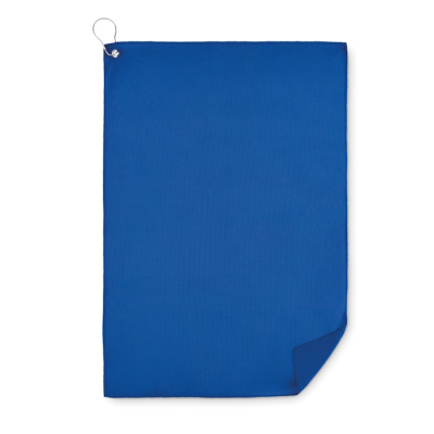 PET GOLF TOWEL with Hook Clip in Blue