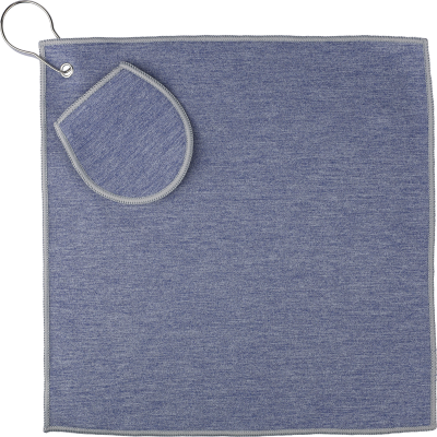RPET GOLF TOWEL in Cobalt Blue