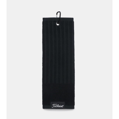TITLEIST TRI FOLDING CART GOLF TOWEL