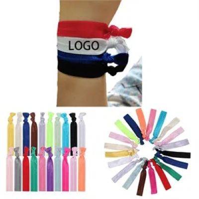 COLOURFUL ELASTIC KNOTTED HAIR TIE