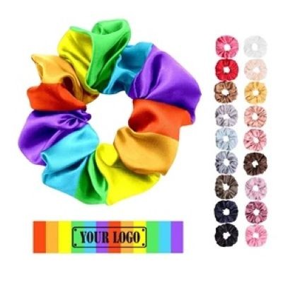 FULL COLOR SCRUNCHIE HAIR TIE
