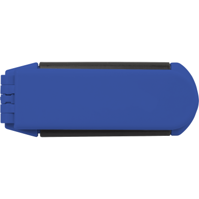 FOLDING HAIR BRUSH in Blue