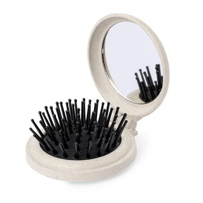 HAIRBRUSH WITH MIRROR FLEGE