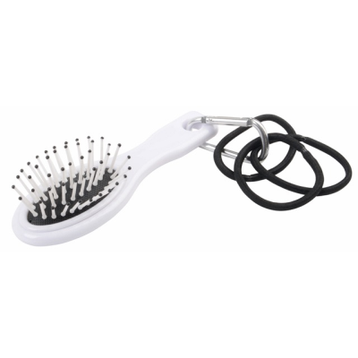 TRAVEL BRUSH with Hair Ties Coiffeur