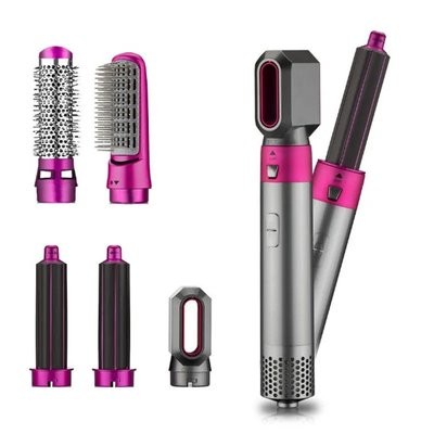 5IN1 HAIRDRYER HOT AIRWRAP STRAIGHTENER BRUSH CURLING IRON