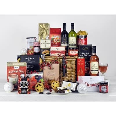 TASTE OF CHRISTMAS GIFT BASKET FOC FULL COLOUR GIFT CARD