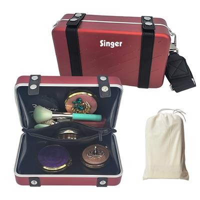 HARD SHELL ALUMINUM HANDBAG