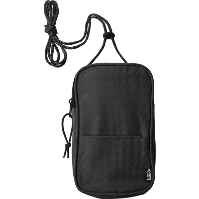 RPET SHOULDER BAG in Black