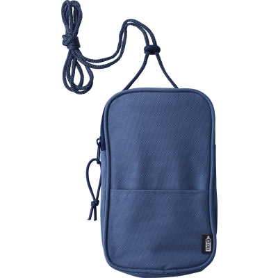 RPET SHOULDER BAG in Blue