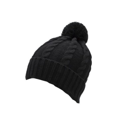 100% ACRLIC CABLE KNIT BEANIE