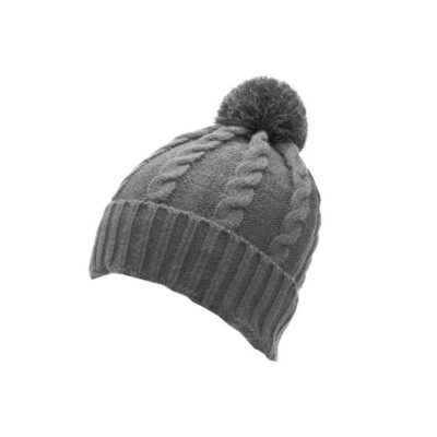 100% ACRLIC CABLE KNIT BEANIE