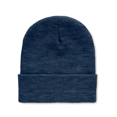 BEANIE in RPET with Cuff in Blue